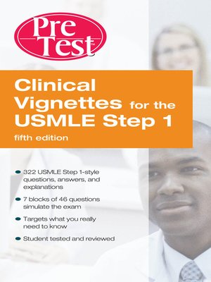 cover image of Clinical Vignettes for the USMLE Step 1